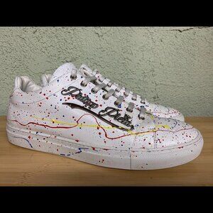 RARE 🚀 Philipp Plein Splatter Paint Sneakers Fashion Sneakers